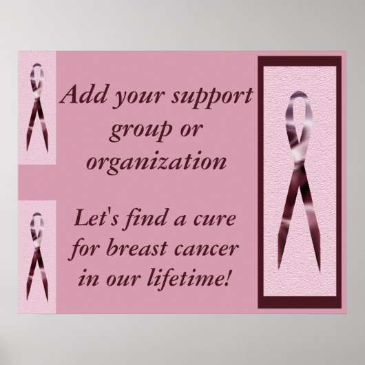 乳がんポスター ポスター (正面)