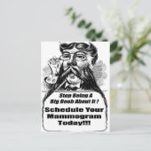 乳がんマンモグラム ポストカード (スタンド正面)