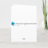 乳がんリボンガール – 最終放射線 カード (裏面)