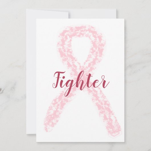 乳がんリボン戦闘機ノートカード ノートカード (正面)