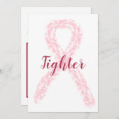 乳がんリボン戦闘機ノートカード ノートカード (正面/裏面)