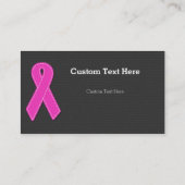 乳がんリボン標準名刺 名刺 (裏面)