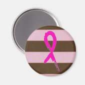乳がんリボン マグネット (正面/裏面)