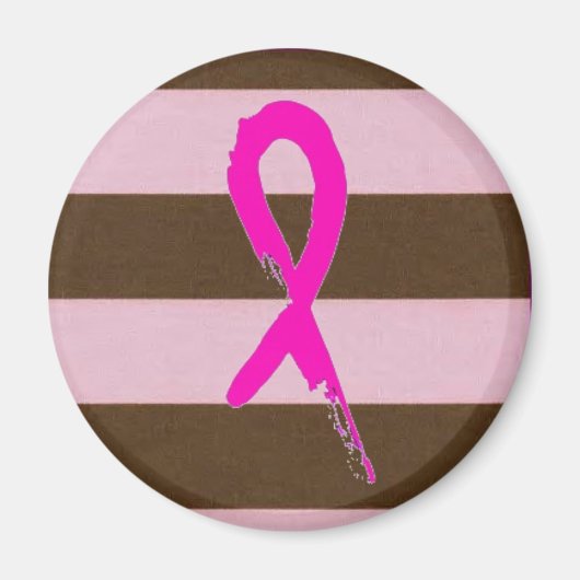 乳がんリボン マグネット (正面)