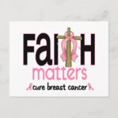 乳がん信仰は十字架に関する1 ポストカード (正面)