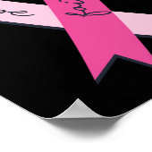 乳がん信仰ホープ愛ピンクリボン回復 ポスター (角)