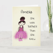 乳がん勇気付けられるのカスタマイズ カード (正面)