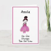 乳がん勇気付けられる カード (正面)