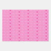 乳がん包装紙シート ラッピングペーパーシート (正面3)