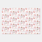 乳がん包装紙シート ラッピングペーパーシート (正面)