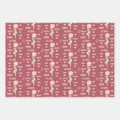 乳がん包装紙シート ラッピングペーパーシート (正面3)