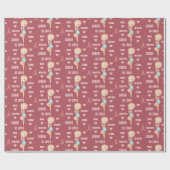 乳がん包装紙 ラッピングペーパー (フラット)