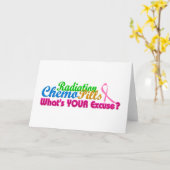 乳がん化学弁解デザイン カード (黄色い花)