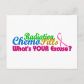 乳がん化学弁解デザイン ポストカード (正面)