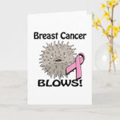 乳がん吹認識度デザイン カード (黄色い花)