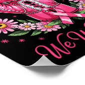 乳がん啓発のためにピンクを着る _2 ポスター (角)