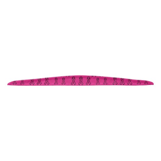 乳がん啓発ヘッドバンド タイヘッドバンド (正面)
