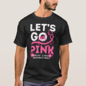 乳がん啓発10月 ピンクリボン Tシャツ (正面)