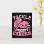 乳がん啓発 アメリカンフットボール M カード (黄色い花)