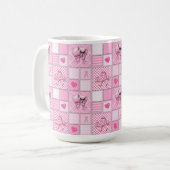 乳がん啓発 コーヒーマグ コーヒーマグカップ (正面左)