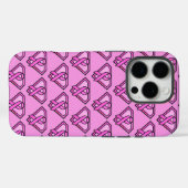 乳がん啓発 ダイヤモンドロゴ ピンク Case-Mate iPhoneケース (裏面 (横))