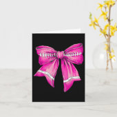 乳がん啓発 ピンクフットボールリボン カード (黄色い花)