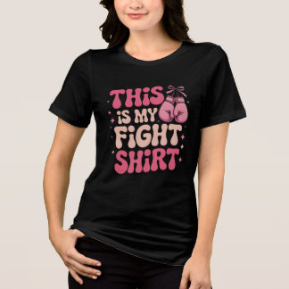乳がん啓発 ピンクリボン トライブレンドTシャツ