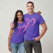 乳がん啓発 ピンクリボン バタフライ サポーター Tシャツ (ユニセックス)