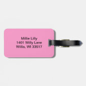 乳がん啓発 ラゲッジタグ (裏面横)