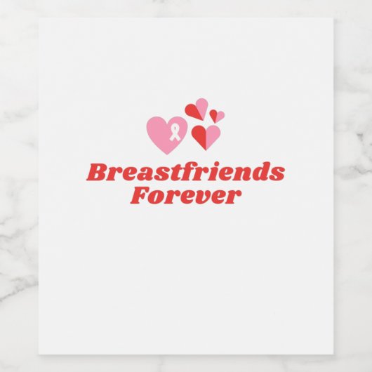 乳がん啓発 ワインラベル (シングルラベル)