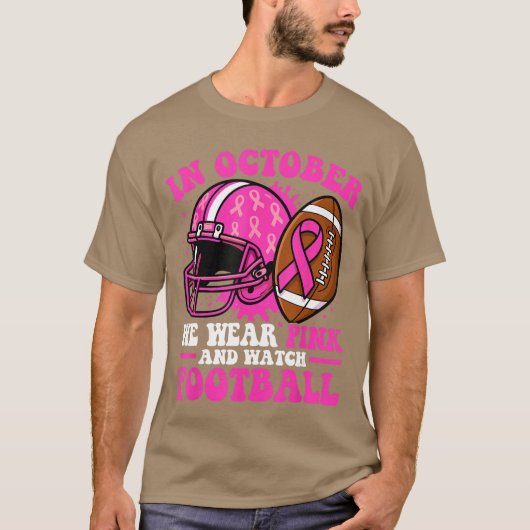 乳がん啓発 十月の女性たち ピーを着よう Tシャツ (正面)