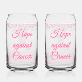 乳がん啓発 Hope Against Cancer ガラス缶