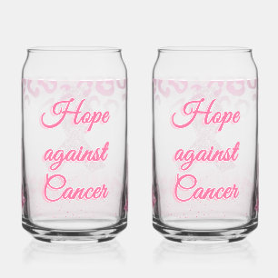 乳がん啓発 Hope Against Cancer ガラス缶