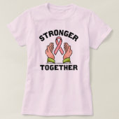 乳がん啓発 Tシャツ (デザイン正面)