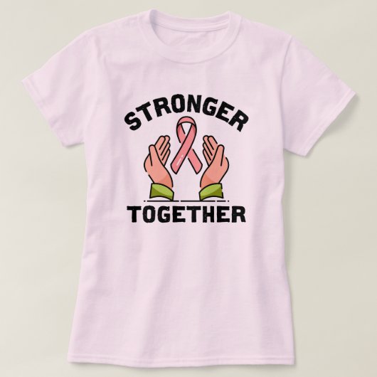 乳がん啓発 Tシャツ (デザイン正面)