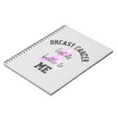 乳がん失ったとの闘い |生存者 ノートブック (左側)