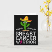 乳がん対戦支援がんおもしろい闘い カード (黄色い花)