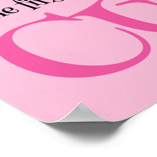 乳がん希望の治癒支援ポスター ポスター (角)