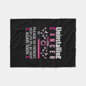 乳がん患者の取り外し フリースブランケット (正面(横))