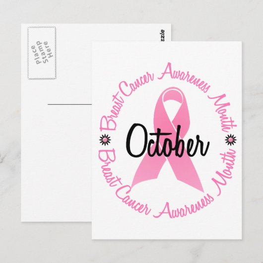乳がん意識月 ポストカード (正面/裏面)