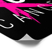 乳がん戦争を支えるFckがんに重い ポスター (角)