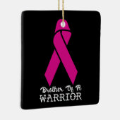 乳がん戦士の兄弟 セラミックオーナメント (右)