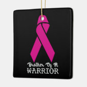乳がん戦士の兄弟 セラミックオーナメント (左)