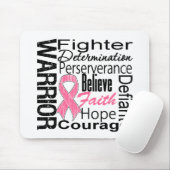 乳がん戦士コラージュ マウスパッド (マウス)