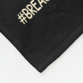 乳がん戦士サポートスクワッド乳がん フリースブランケット (角)