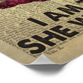 乳がん戦士バタフライ私は嵐 ポスター (角)