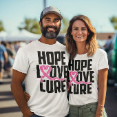 乳がん戦士ピンクリボン生存者ファイター Tシャツ