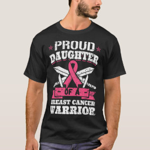 乳がん戦士リボンの娘 Tシャツ