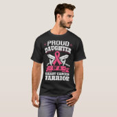 乳がん戦士リボンの娘 Tシャツ (正面フル)