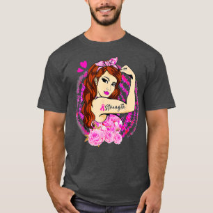 乳がん戦士認識度のサポ信じート Tシャツ